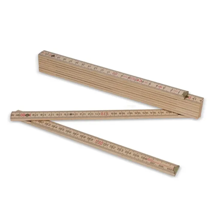 Folding ruler wood 2m premium natural - LT91982 (N0093)